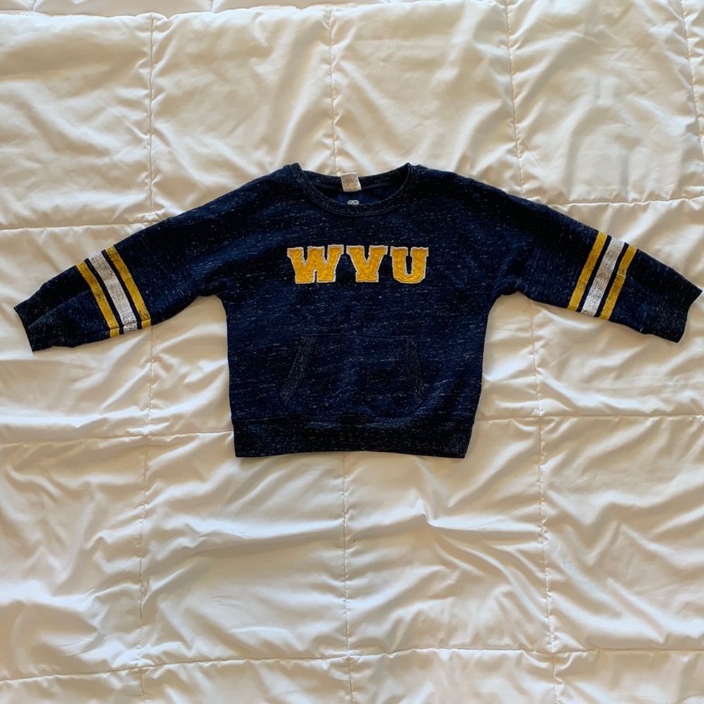 COLOSSEUM EUC West Virginia (WVU) Toddler GirlSweatshirt